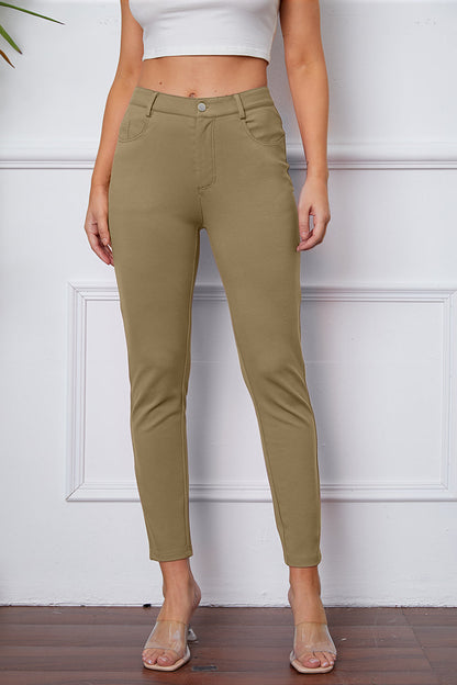 Funki Findz | Pants | Women's Stretchy 3/4 Cropped Pants