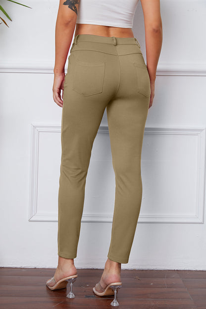 Funki Findz | Pants | Women's Stretchy 3/4 Cropped Pants