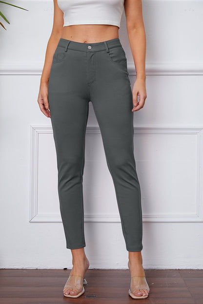 Funki Findz | Pants | Women's Stretchy 3/4 Cropped Pants