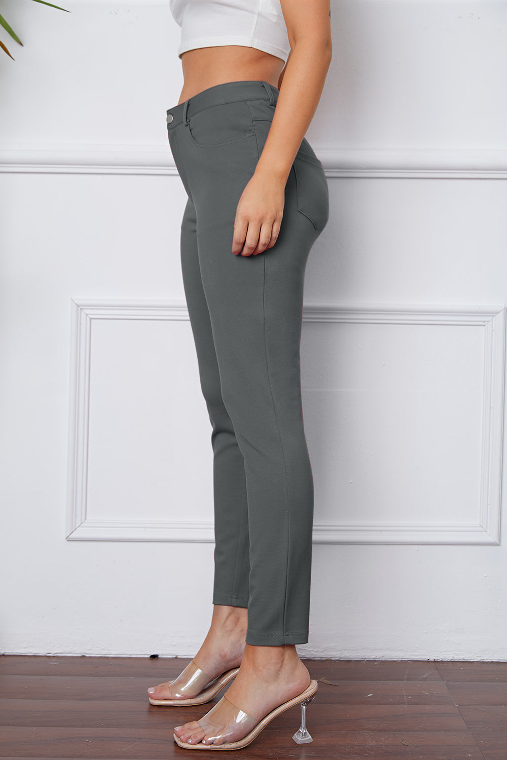 Funki Findz | Pants | Women's Stretchy 3/4 Cropped Pants