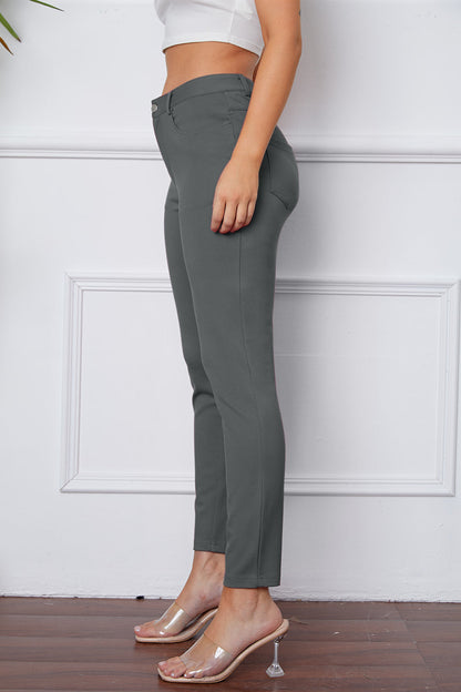 Funki Findz | Pants | Women's Stretchy 3/4 Cropped Pants