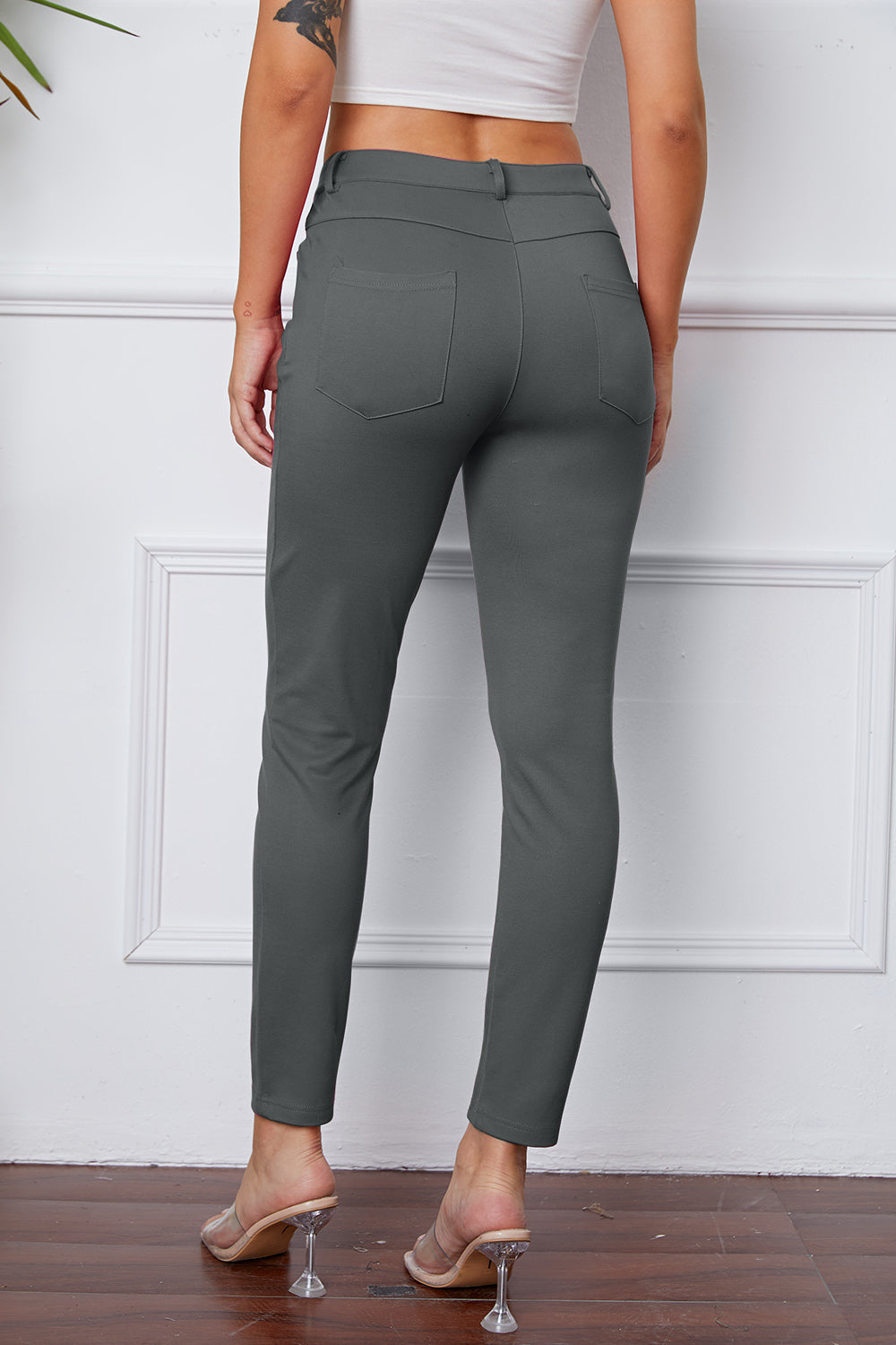 Funki Findz | Pants | Women's Stretchy 3/4 Cropped Pants