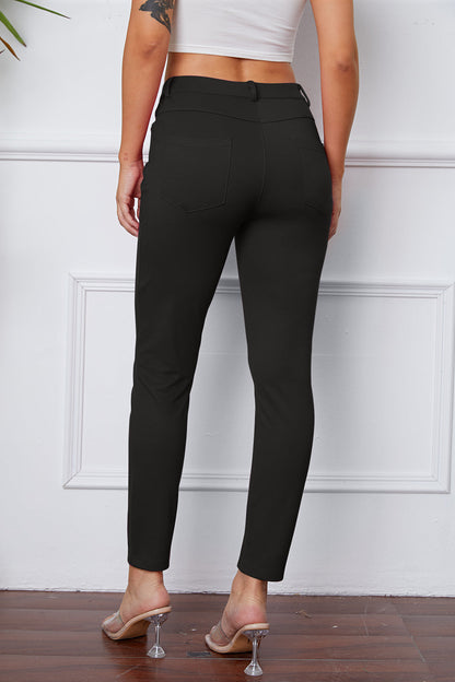 Funki Findz | Pants | Women's Stretchy 3/4 Cropped Pants