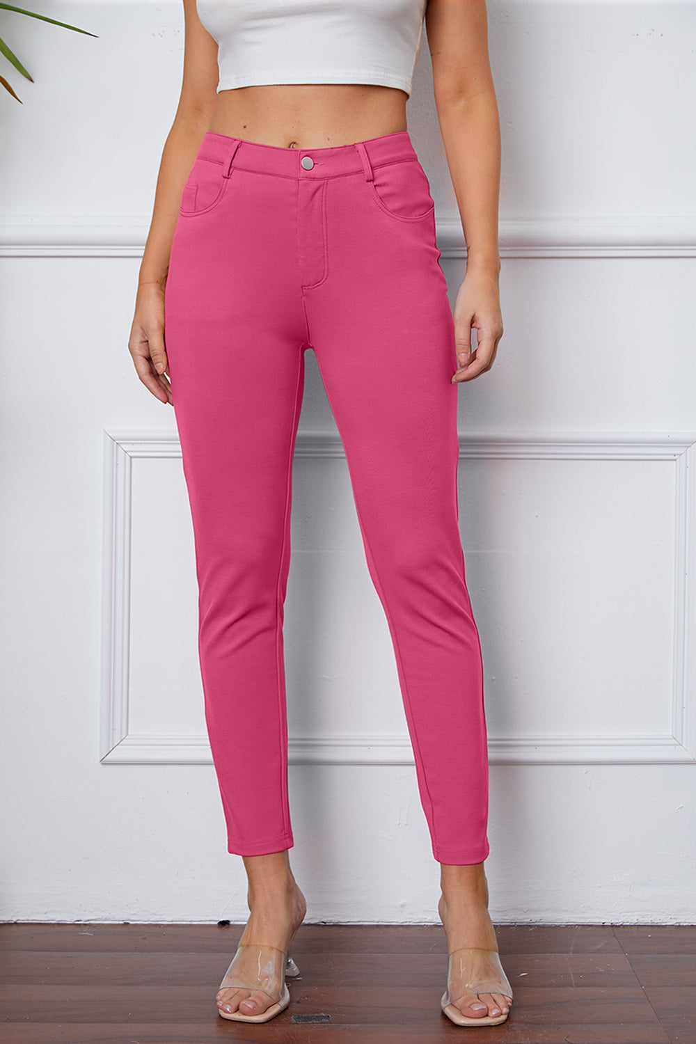 Funki Findz | Pants | Women's Stretchy 3/4 Cropped Pants