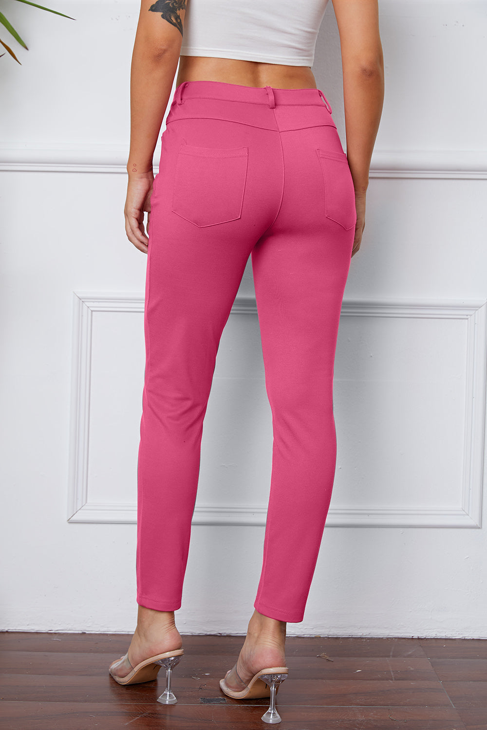 Funki Findz | Pants | Women's Stretchy 3/4 Cropped Pants
