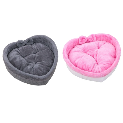 Funki Findz | Pet Beds | Cat Bed | Heart-shaped Cozy Cat Bed