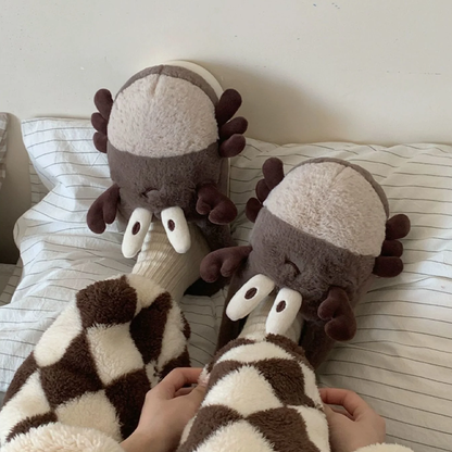 Funki Findz | Shoes | Women's Cute Crab Winter Soft Slippers