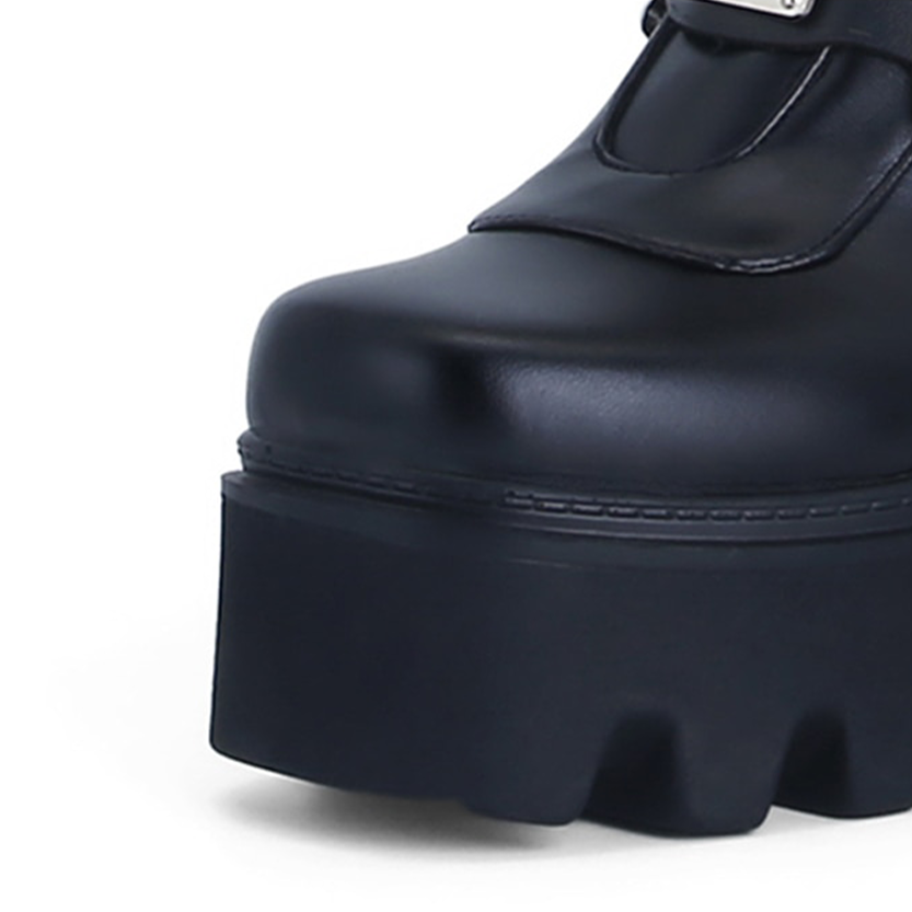 Funki Findz | Boots | Women's Gothic Buckle Plate Platform Boot