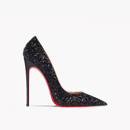Funki Findz | Shoes | Women's Sparkly Red Bottom High Stilettos
