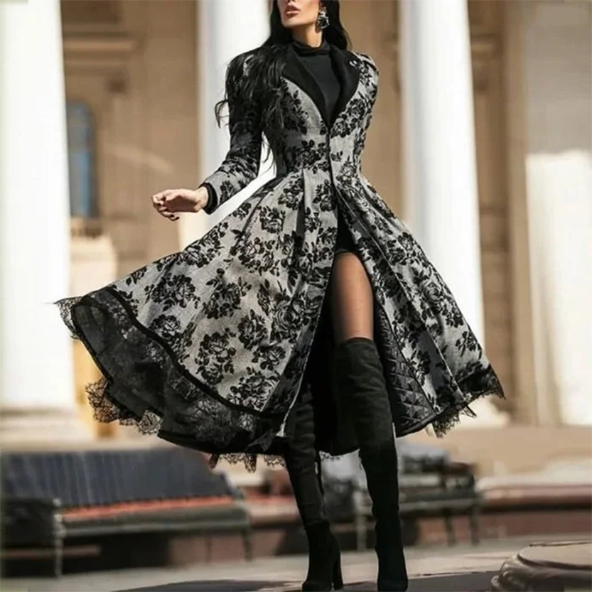 Funki Findz | Dresses | Women's Vintage Dark Gothic Swing Coat