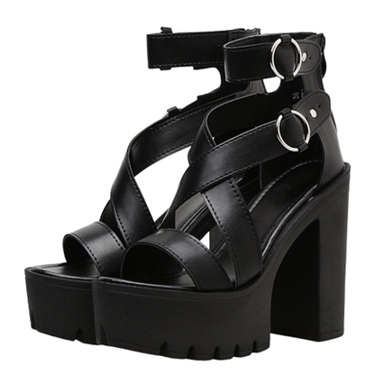 Funki Findz | Shoes | Women's High Gothic Platform Sandals