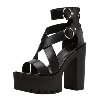 Funki Findz | Shoes | Women's High Gothic Platform Sandals