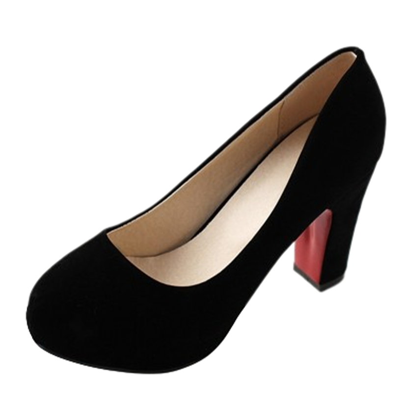 Funki Findz | Shoes | Women's Faux Suede High Chunky Heels