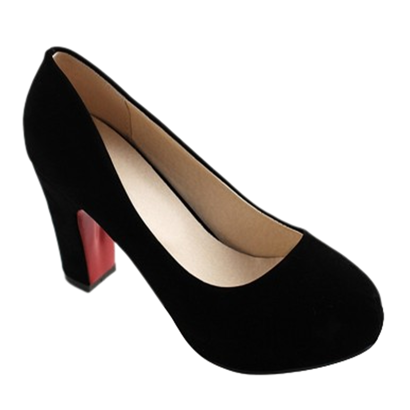 Funki Findz | Shoes | Women's Faux Suede High Chunky Heels