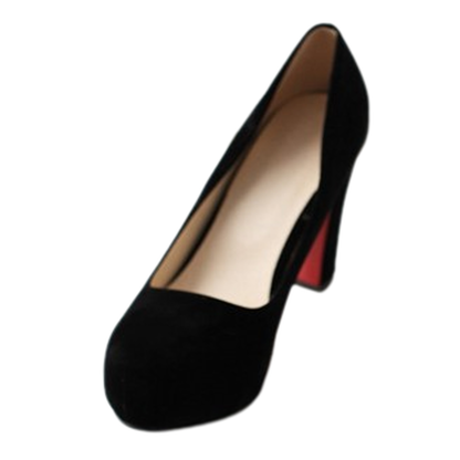 Funki Findz | Shoes | Women's Faux Suede High Chunky Heels
