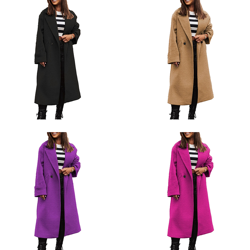 Funki Findz | Jackets | Women's Long Single Buttoned Overcoat