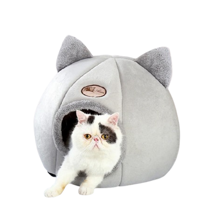Funki Findz | Pet Beds | Cat Beds | Cozy Sweet Pink Cave House