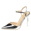Funki Findz | Shoes | Women's Shiny Metallic Slingback Stilettos