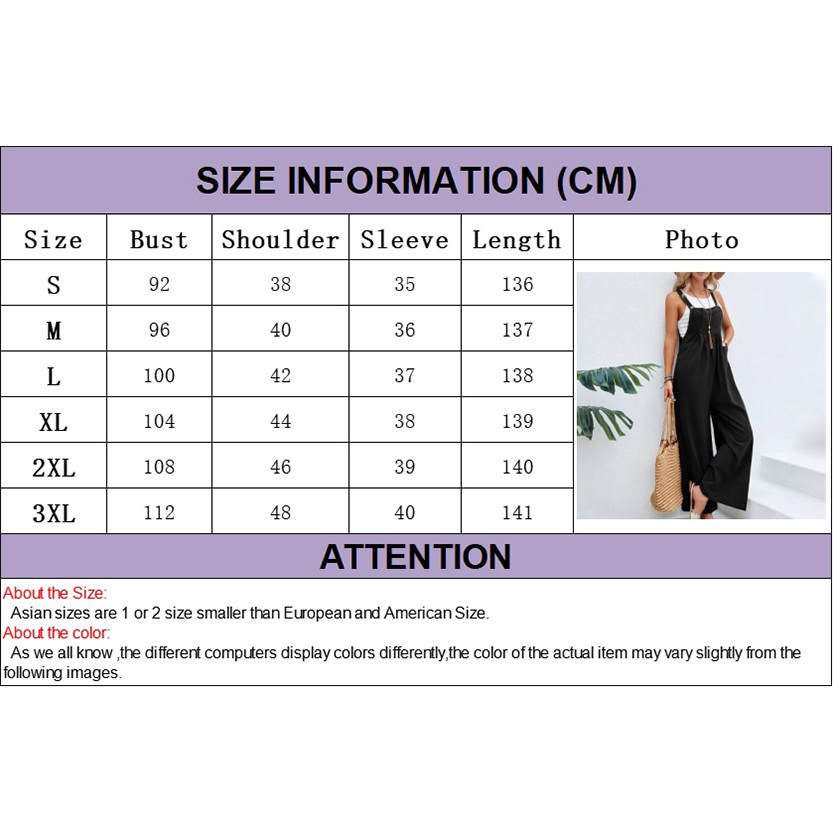 Funki Findz | Pants | Women's Casual Wide Leg Pantsuit Overalls