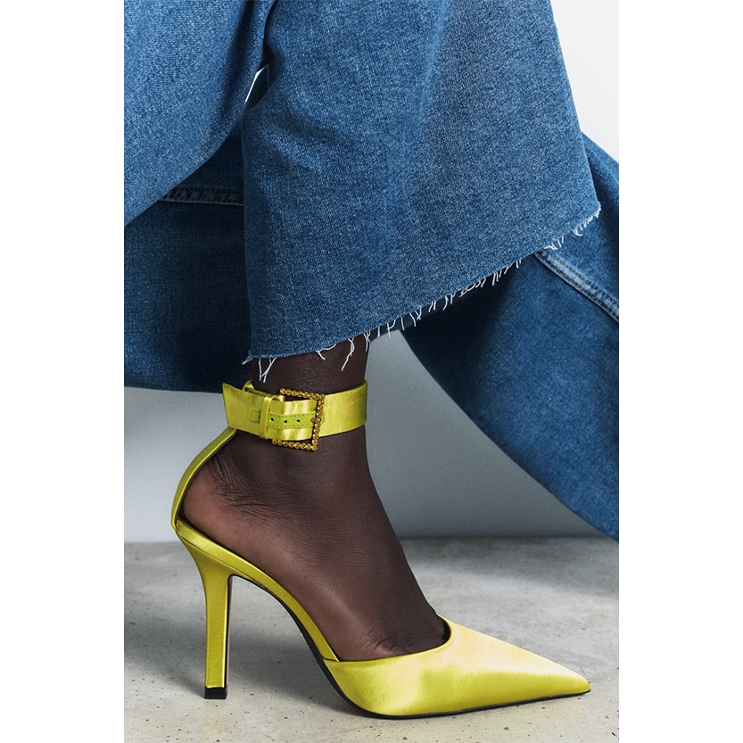 Funki Findz | Shoes | Women's Buckle Strap Pointed Toe Stilettos