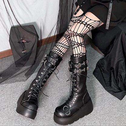 Funki Findz | Boots | Women's New Gothic Style Platform Boots
