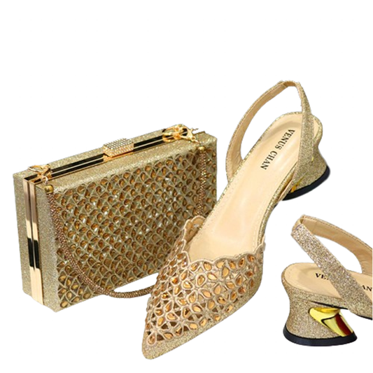 Funki Findz | Shoes | Women's Luxury Venus Chan Shoe Bag Set