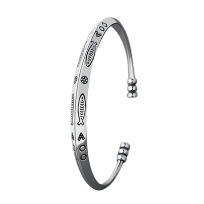 Funki Findz | Bracelets | Men's Women's Fish Symbol Bangle