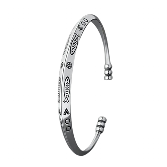 Funki Findz | Bracelets | Men's Women's Fish Symbol Bangle