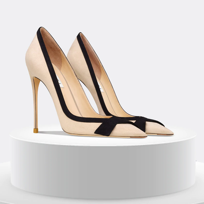 Funki Findz | Shoes | Women's Luxury Leather Bow Knot Stilettos