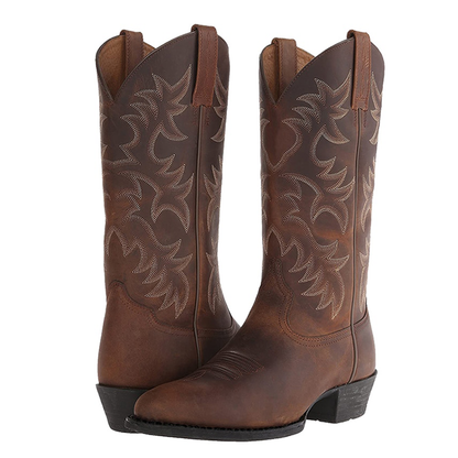 Funki Findz | Boots | Men's Patterned Pull On Cowboy Boots