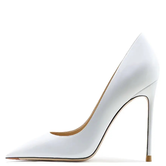 Funki Findz | Shoes | Women's White Patent Leather Stilettos
