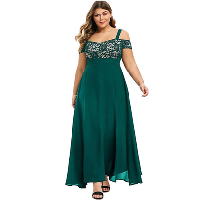 Funki Findz | Dresses | Women's Elegant Plus Evening Dress