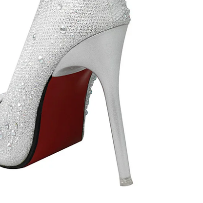 Funki Findz | Shoes | Women's Rhinestone Sparkly Prom Shoes