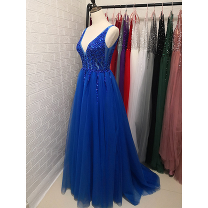 Funki Findz | Dresses | Women's Long Chiffon Tulle Prom Dress