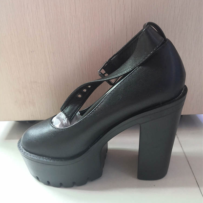 Funki Findz | Shoes | Women's High Buckle Strap Lolita Platforms