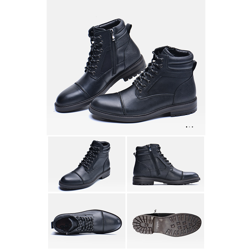 Funki Findz | Boots | Men's High Quality Leather Ankle Boots