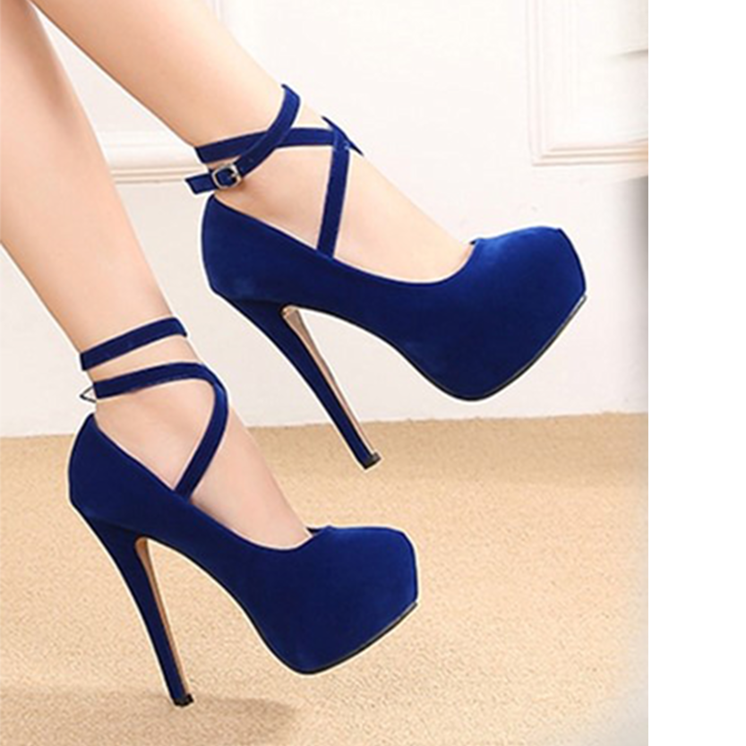 Funki Findz | Shoes | Women's Super High Cross Strap Platforms