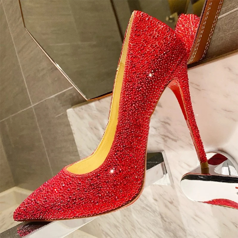 Funki Findz | Shoes | Women's Luxury Rhinestone Wedding Shoe