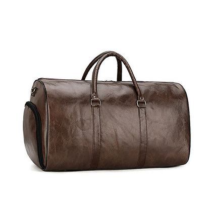 Funki Findz | Bags | Travel Bags | Faux Leather Overnight Bag