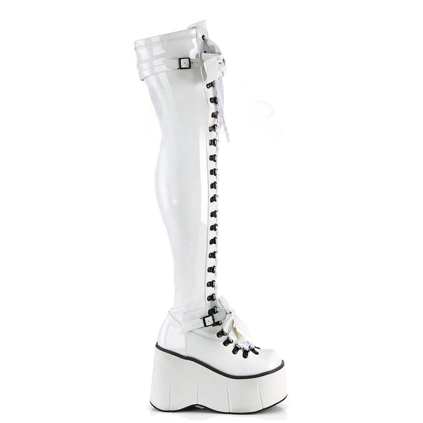 Funki Findz | Boots | Women's Lace Up Bow Over the Knee Boots
