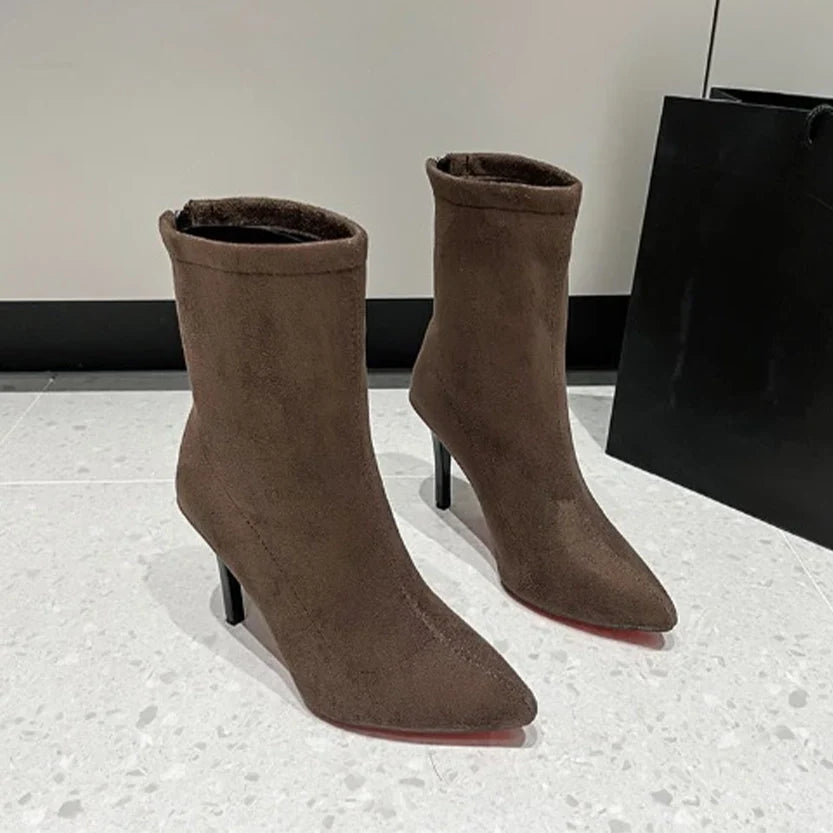 Funki Findz | Boots | Women's Pointed Toe Stiletto Ankle Boots