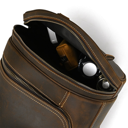 Funki Findz | Bags | Travel Bags | Men's Leather Overnight Bag