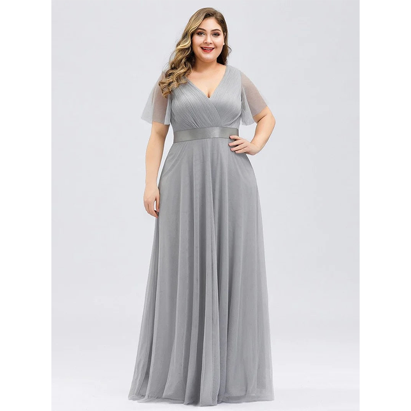 Funki Findz | Dresses | Women's Plus Size Long Evening Dress