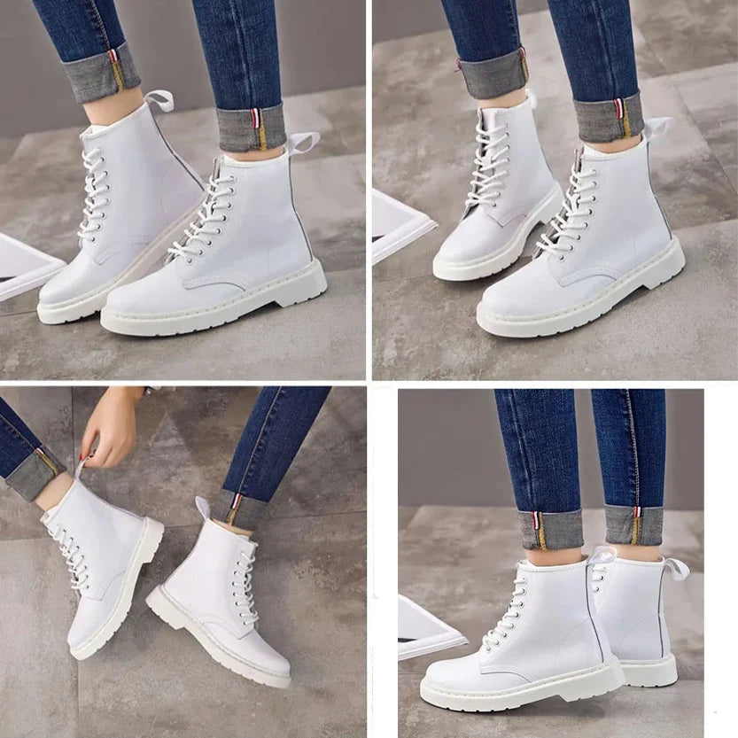 Funki Findz | Boots | Unisex Genuine Leather Lace Up Ankle Boot