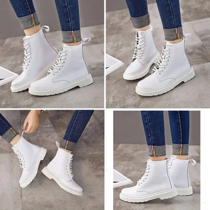 Funki Findz | Boots | Unisex Genuine Leather Lace Up Ankle Boot