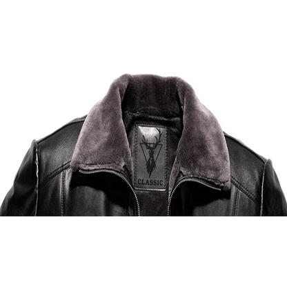 Funki Findz | Jackets | Men's Leather Fleece Motorcycle Jackets