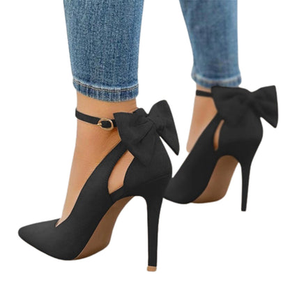 Funki Findz | Shoes | Women's Suede Bow Knot Stilettos