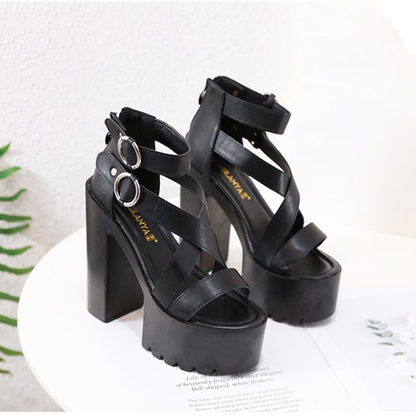 Funki Findz | Shoes | Women's High Gothic Platform Sandals