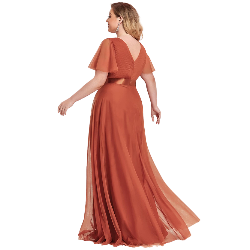 Funki Findz | Dresses | Women's Plus Size Long Evening Dress