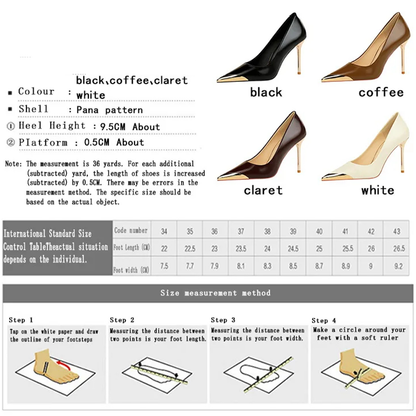 Funki Findz | Shoes | Women's Dress Shoes Metal Toe and Heel